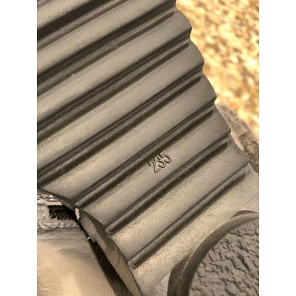 Berhgjjsds Lace Up Zipper Closure Ankle Leather Soft Bootie Gray Size 6 - Picture 4 of 6